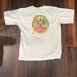 Imperial Cerveza Vintage Graphic Beer Lady T Shirt